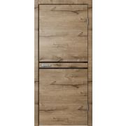 Межкомнатная дверь LOFT LF03 ПО с черным пластиком