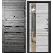 Дверь входная ОРФЕЙ-611 ВязКаньон графит227 ВязКаньон айс115Z зер шагрень