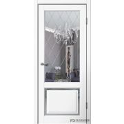 Межкомнатная дверь E03 ПВХ эмалит ЗЕРКАЛО