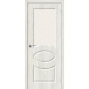 Дверь межкомнатная Скинни-21 Casablanca White Сrystal BRAVO