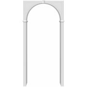 Арка межкомнатная Бравo П-23 Белый BRAVO