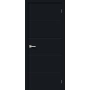 Дверь межкомнатная Граффити-2 Total Black BRAVO