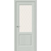 Дверь межкомнатная Неоклассик-33 Grey Wood White Сrystal BRAVO