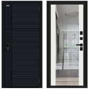 Дверь входная Лайнер-3 Total Black/Off-white BRAVO