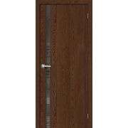 Дверь межкомнатная Браво-1.55 Brown Dreamline Mirox Grey ĒLPORTA