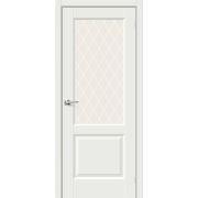 Дверь межкомнатная Неоклассик-33 White Matt White Сrystal mr.wood